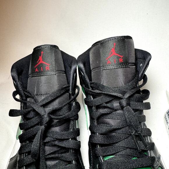 Size 9 - Nike Air Jordan 1 Mid Pine Green Men's Shoes - Picture 5 of 9